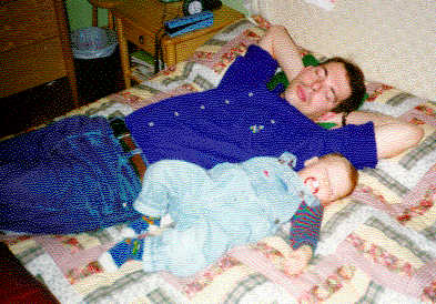 Gustav och pappa
