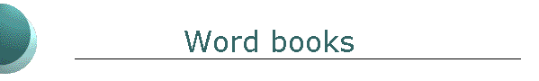 Word books