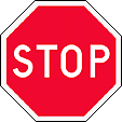 Stopp vid vägkorsning eller järnvägskorsning