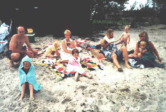 En strand p� �land