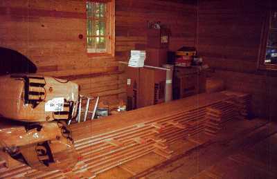 V�gg och golvarbeten inne