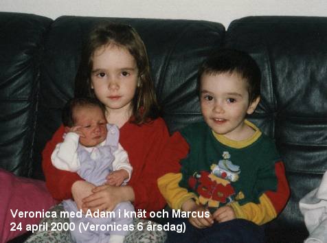 Barnen p� Veronicas 6 �rs f�delsedag.