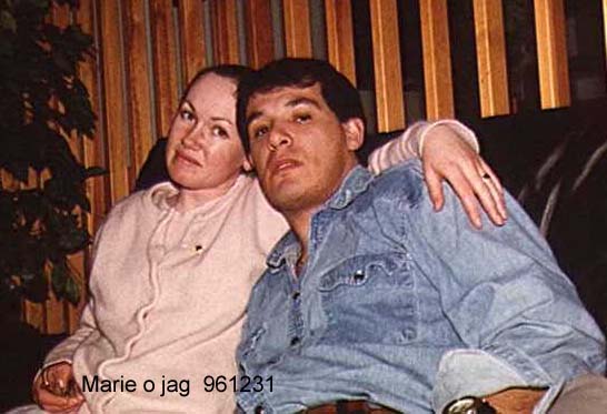 Bild p� min hustru och mig sj�lv ny�r 1996-97.