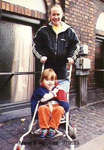 Bild p� min hustru Marie och min dotter Veronica.