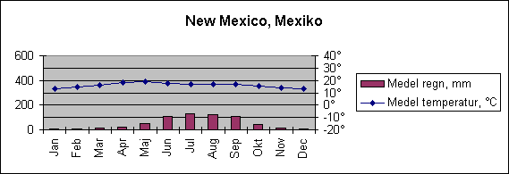 Diagramobjekt New Mexico, Mexiko