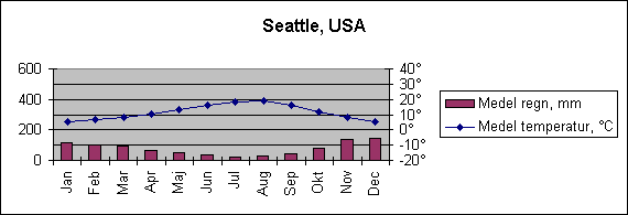 Diagramobjekt Seattle, USA